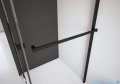 Radaway Essenza 8 Black Dwj drzwi wnękowe 110cm lewe czarny mat/szkło przejrzyste 10480712-01-01L/10460337-54-01L