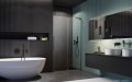 Radaway Furo SL Brushed GunMetal DWJ drzwi prysznicowe 110cm prawe szczotkowany grafit 10307572-92-01R/10110530-01-01