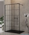 New Trendy New Modus Black Walk-In 90x200cm przejrzyste montaż na posadzce