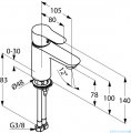 Kludi Objekta Jednouchwytowa bateria umywalkowa DN 10 chrom 321260575