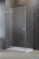 Radaway Essenza Pro Brushed Nickel Kdj kabina 80x100cm lewa szczotkowany nikiel 10097080-91-01L/10098100-01-01