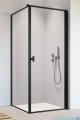 Radaway Nes 8 Black Kdj I Frame kabina 100x80cm prawa czarny mat/szkło przejrzyste 10072100-54-56R/10089080-54-56