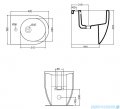 Kerasan Flo bidet stojący 48 cm 3121