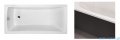 Besco Optima 140x70cm wanna prostokątna + obudowa CZARNY mat + syfon CZARNY #WAO-140-PK/#OAP-140UNIC/19977