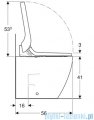 Geberit urządzenie WC z funkcją higieny intymnej AquaClean Tuma Comfort, stojąca miska WC biała/szkło białe 146.310.SI.1