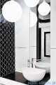 Dunin Mini Carat black płytka ścienna 28,5x27,3cm