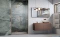 Radaway Essenza 8 Brushed Copper Dwj drzwi wnękowe 90cm lewe szczotkowana miedź/szkło przejrzyste 10480612-01-01L/10460237-93-01L