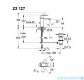 Grohe Eurocube bateria umywalkowa DN 15 z korkiem 23127000