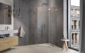 Radaway Essenza Pro Brushed Nickel Ptj kabina pięciokątna 90x100 prawa szczotkowany nikiel 10100000-91-01R/10100700-01-01
