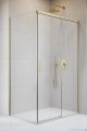 Radaway Idea 8 Kdj Brushed Gold kabina 160x110cm prawa szczotkowane złoto 10340820-99-01R/10350753-01-01/10360110-01-01L