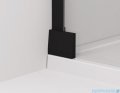SanSwiss Cadura Black Line drzwi wahadłowe 90cm jednoczęściowe prawe z profilem przyściennym czarny mat CA1CD0900607