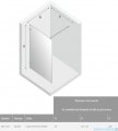 New Trendy Avexa Gold Shine kabina Walk-In 90x200 cm przejrzyste EXK-1812