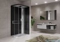 Novellini Glax 2 2.0 kabina z hydromasażem 100x70 prawa biała G22A107DM1-1UH