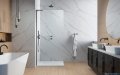Radaway Modo SL II Brushed GunMetal kabina Walk-in 50x200 lewa szczotkowany grafit 10319054-92-01L