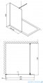 Omnires Marina Kabina prysznicowa typu walk-in 90x200 cm przejrzyste DNR90XCRTR