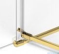 New Trendy Avexa Gold kabina kwadratowa 90x90x200 cm przejrzyste prawa EXK-1745
