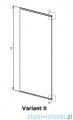 Radaway Modo XL Black kabina Walk-in 100-160×250-300 szkło przejrzyste 10mm 389409-54-01
