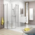 Ravak Chrome Kabina prysznicowa półokrągła CSKK4-80 satyna+transparent 3Q140U00Z1