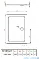 Radaway Doros D Stone brodzik 120x100x5 biały SDRD1210-01-04S