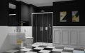 Radaway Idea White Dwd drzwi 140cm szkło przejrzyste 387124-04-01