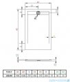 Radaway Teos F brodzik 100x90cm czarny HTF10090-54