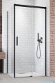 Radaway Idea Black Kdj kabina prysznicowa 140x70 prawa czarny mat/szkło przejrzyste 387044-54-01R/387048-54-01L