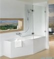 Riho Scandic NXT X500 parawan nawannowy prawy chrom 80x150cm G001170120