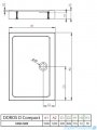 Radaway Doros D Compact Stone brodzik 120x100 antracyt SDRD1210-05-64S