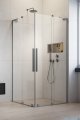 Radaway Furo SL Brushed Nickel  KDD kabina 80x120cm szczotkowany nikiel 10305080-91-01L/10305120-91-01R