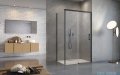 Radaway Idea Black Kds kabina prysznicowa 110x75 prawa czarny mat/szkło przejrzyste 10115110-54-01R/10117075-01-01