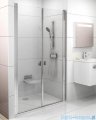 Ravak Chrome CSDL2 drzwi prysznicowe 120cm białe transparent 0QVGC10LZ1