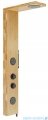 Corsan Balti panel prysznicowy z mieszaczem czarny drewno bambusowe B-001MBL