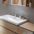 Geberit iCon Umywalka nablatowa z otworem na baterię 60x48,5 cm KeraTect 124560600