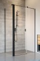 Radaway Nes Black Kds II kabina 90x80cm prawa czarny mat/szkło przejrzyste 10033090-54-01R/10040080-54-01