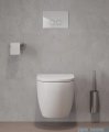Omnires Flush Set Strongframe stelaż podtynkowy do WC z ECO spłukiwaniem przycisk spłukujący biały połysk STFWCECO1M-RBP