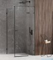 New Trendy Avexa Black kabina prostokątna 90x70x200 cm przejrzyste prawa EXK-1573