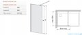 Sanplast Space Wall P/SPACEWALL-100-S kabina walk-in 100x200 cm przejrzyste 600-320-2140-42-401