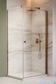 Radaway Nes Kdj I Brushed Copper kabina 100x100cm prawa szczotkowana miedź 10022100-93-01R/10039100-01-01