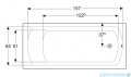 Geberit Perfect wanna prostokątna 170x75cm 554.073.01.1