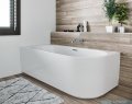 Riho Desire Corner wanna narożna z hydromasażem Sparkle Mood prawa 180x84cm B087003005