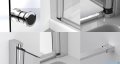 Radaway Eos DWS drzwi prysznicowe 120 lewe przejrzyste 137992-01-01L