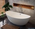 ScandiBath Alta wanna wolnostojąca 180x87cm + syfon klik-klak Q157-1800