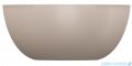 Omnires Shell M+ umywalka nablatowa Ø35 cm dune beige mat SHELL350UNDB