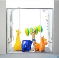 Ravak Blix BLDP4 drzwi prysznicowe 150cm aluminium transparent Anticalc 0YVP0C00Z1