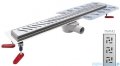 Wiper New Premium Tivano Odpływ liniowy z kołnierzem 70 cm syfon drop 50 mat 500.0167.03.070