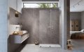 Radaway Furo Brushed Nickel kabina Walk-in 120x200cm prawa szczotkowany nikiel 10106638-91-01R/10110594-01-01