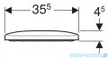 Geberit Selnova Square Slim Deska sedesowa 500338011