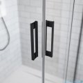 Radaway Idea Black 8 Dwj drzwi wnękowe 120cm lewe szkło przejrzyste 10330620-54-01L/10350553-01-01