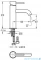 Omnires Y bateria umywalkowa wysoka chrom Y1213MAXCR