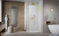 Radaway Essenza Kdj Gold kabina 90x70cm prawa szkło przejrzyste 1385044-09-01R/1384048-01-01